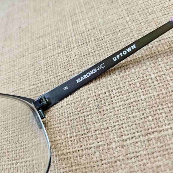 Marchon NYC Women Glasse Frame UPTOWN ROW Dark Blue/Pink Tone 51[]15 135 main image 8